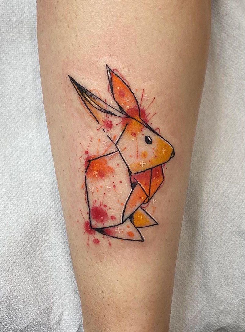 Pretty Origami Tattoos That Improve Your Taste