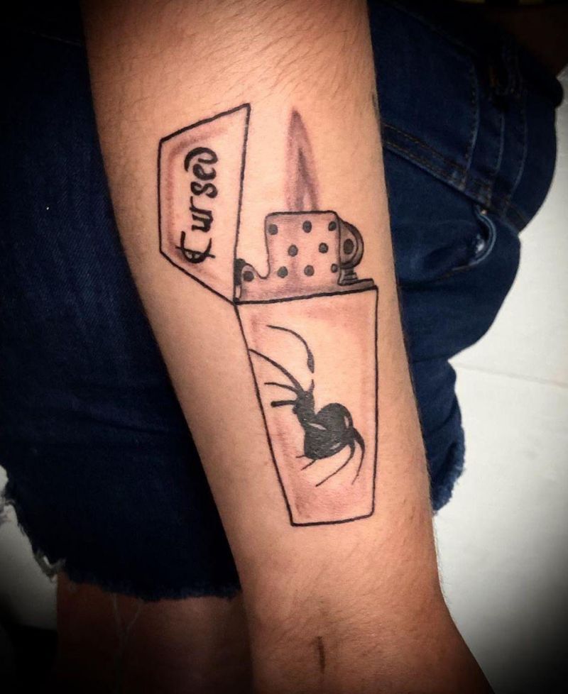 30 Creative Lighter Tattoos You Will Love