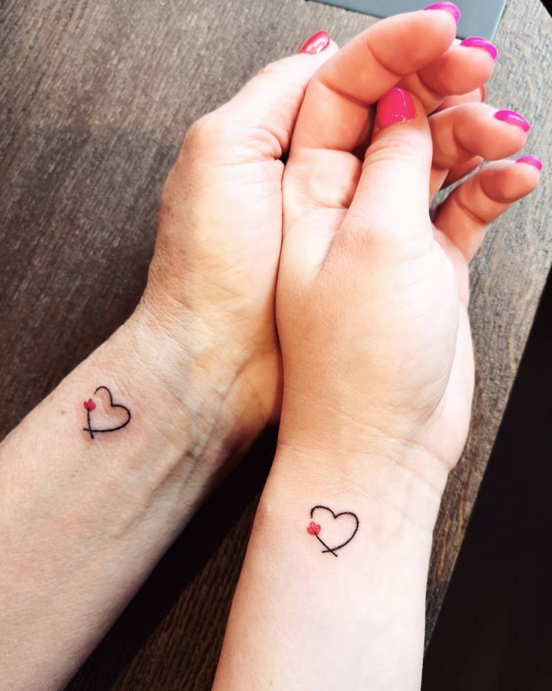 Pretty Mother Daughter Tattoos You Will Love