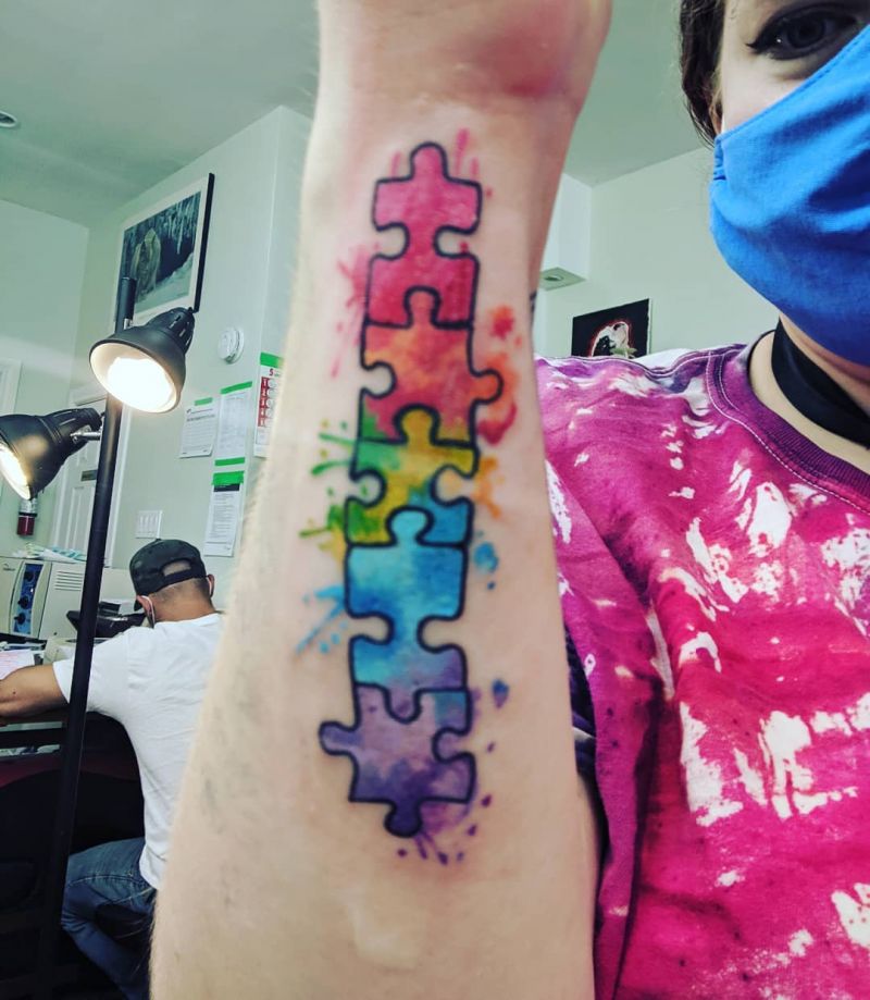 30 Pretty Rainbow Tattoos Make You Happy