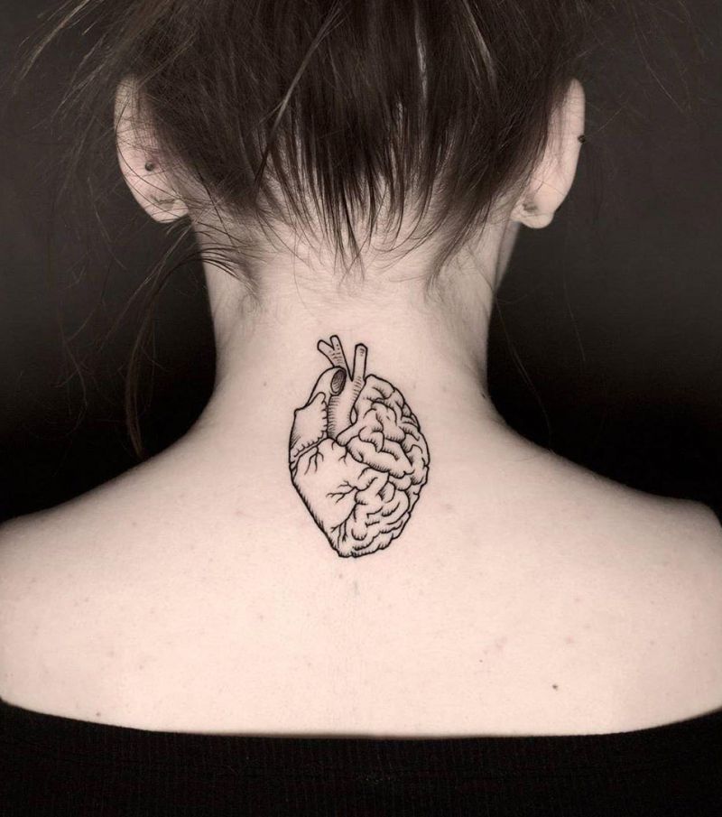 Pretty Back of Neck Tattoo Designs to Inspire You