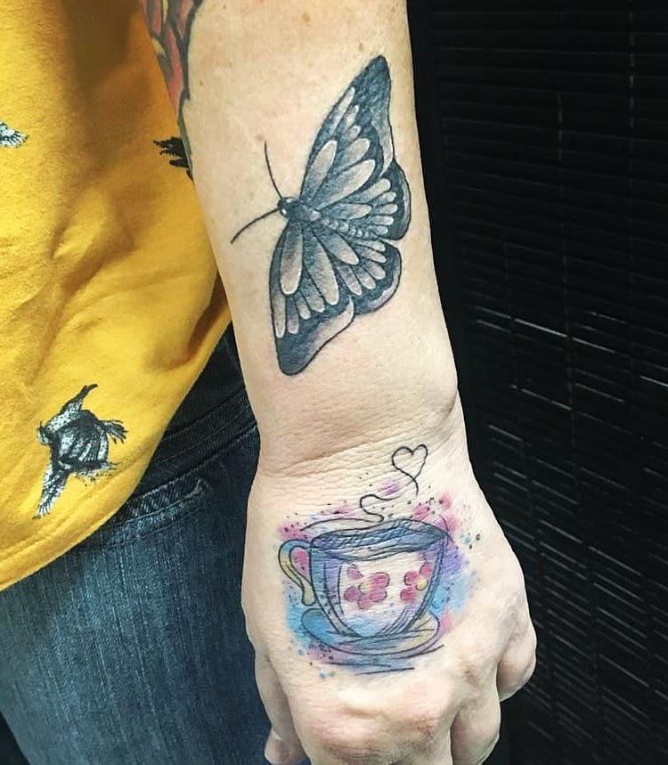 Pretty Coffee Tattoos Keep You Fragrant All The Time