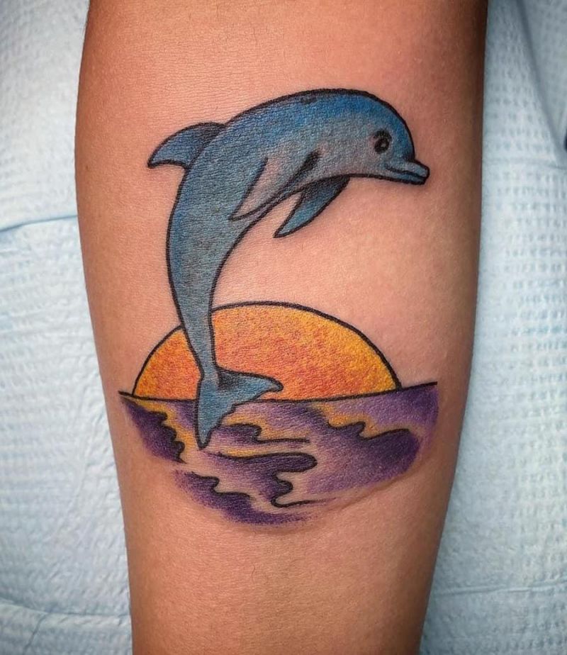 Pretty Dolphin Tattoos That You Can't Miss