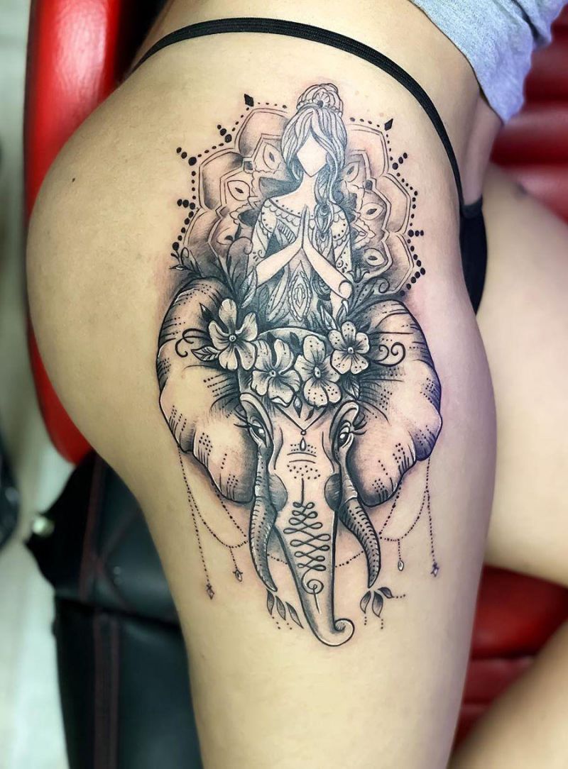Pretty Elephant Tattoos That You Will Love