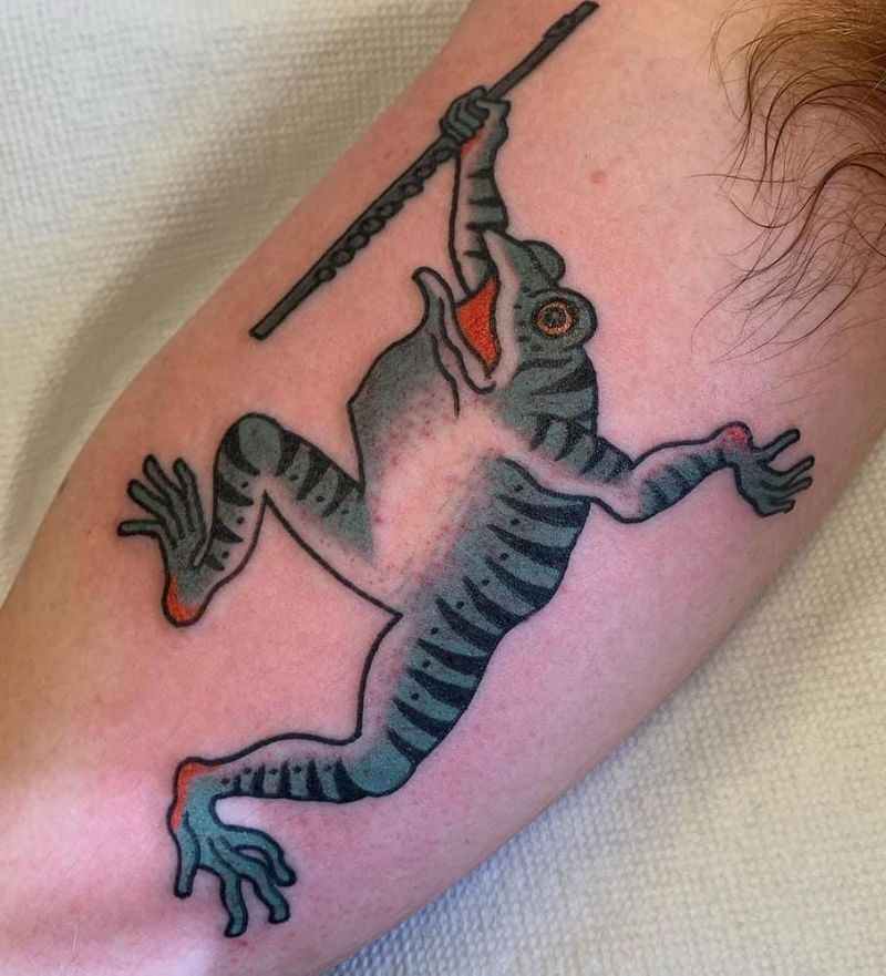 Cute Frog Tattoo Designs That You Can't Miss