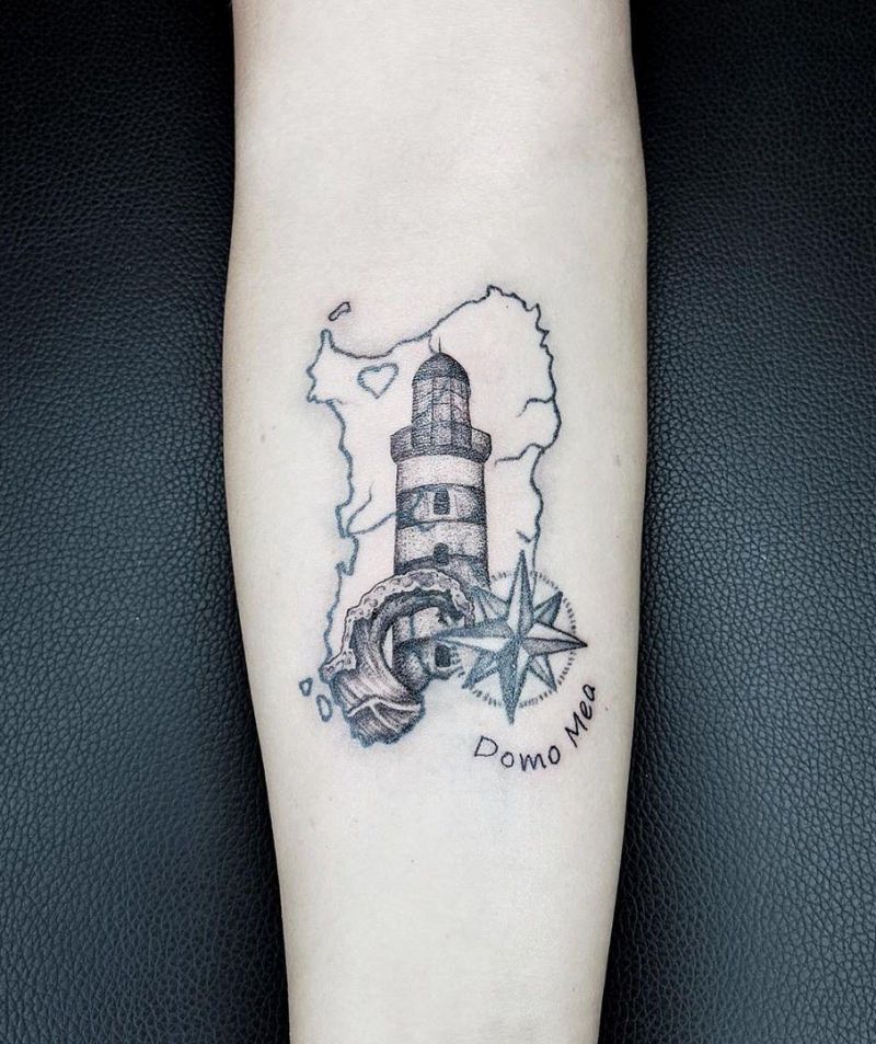 30 Pretty Map Tattoos Make You Want to Go Abroad