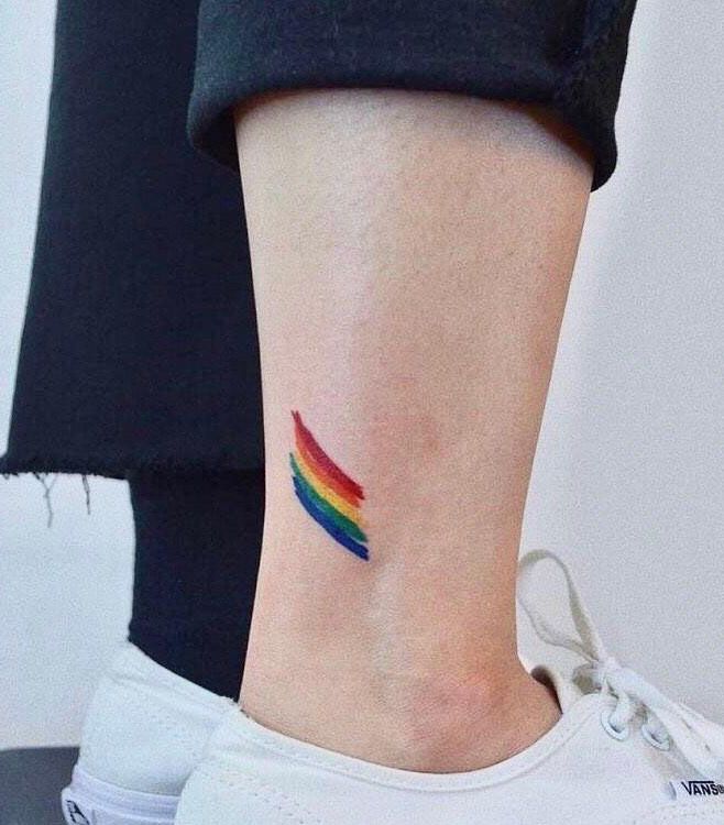 30 Pretty Rainbow Tattoos Make You Happy