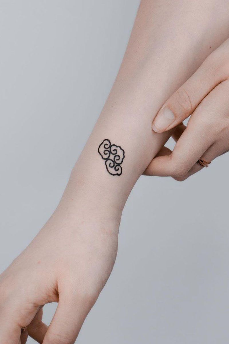 Pretty Cloud Tattoo Designs to Inspire You