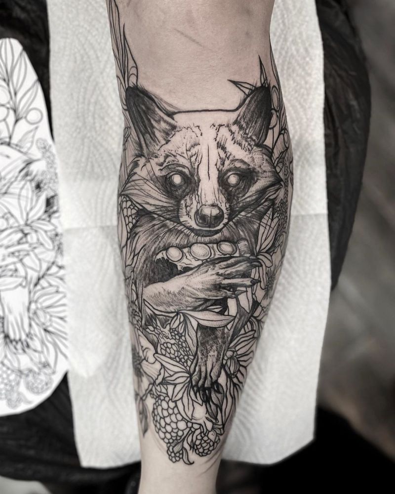 Cute Raccoon Tattoos You Will Love