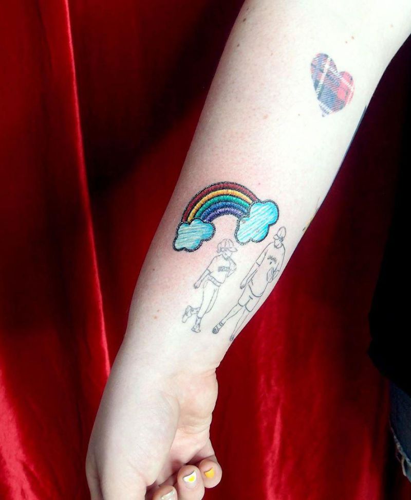 30 Pretty Rainbow Tattoos Make You Happy