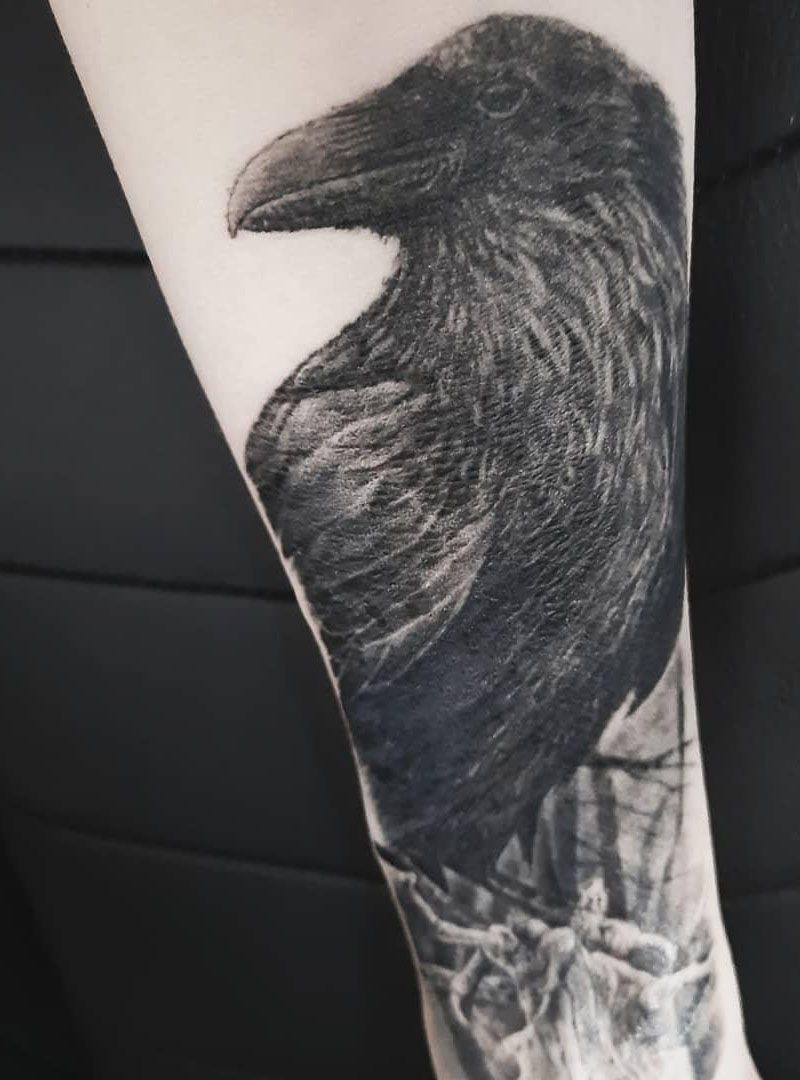 Artistic Raven Tattoos That Will Change Your Life