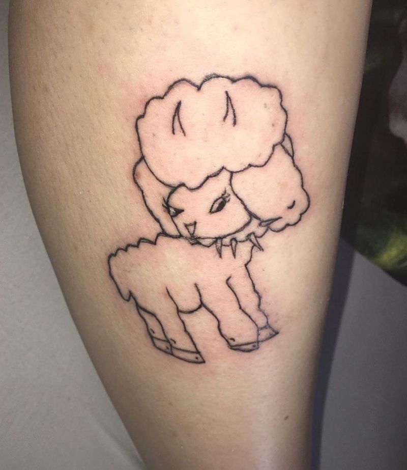 Cute Sheep Tattoos You Will Love