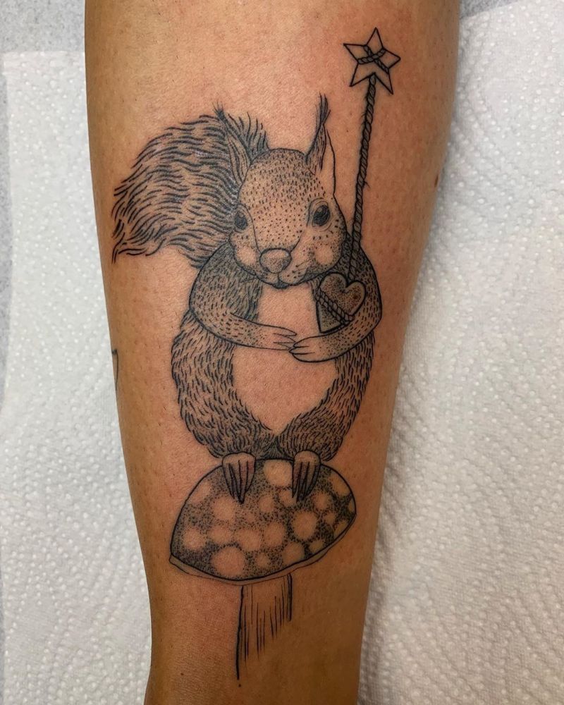 Cute Squirrel Tattoos You Will Love