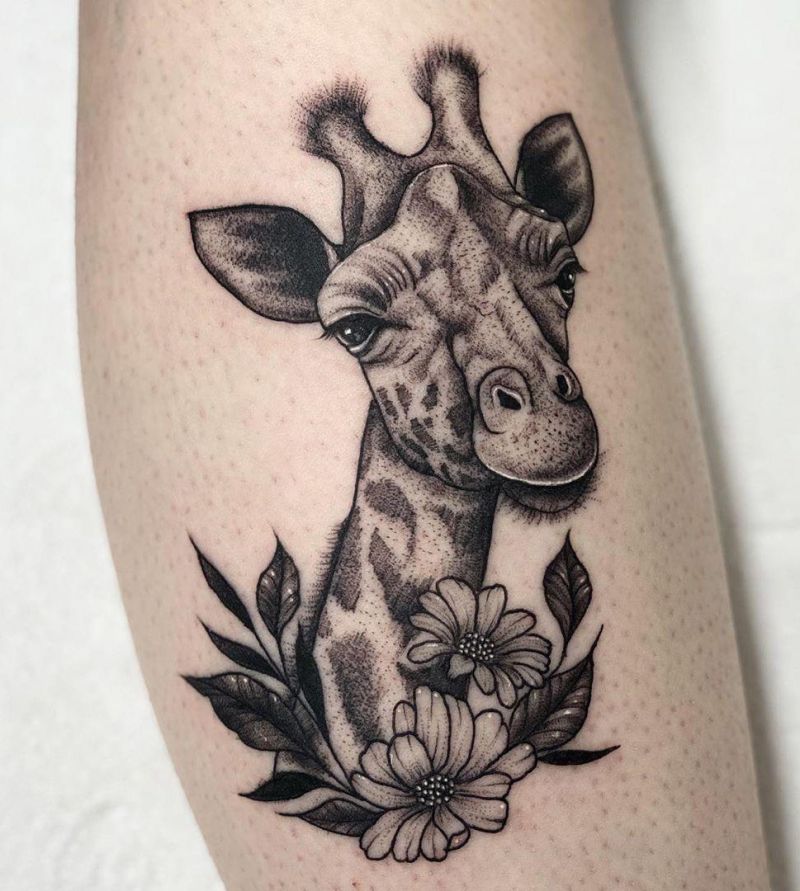 Pretty Giraffe Tattoos to Inspire You