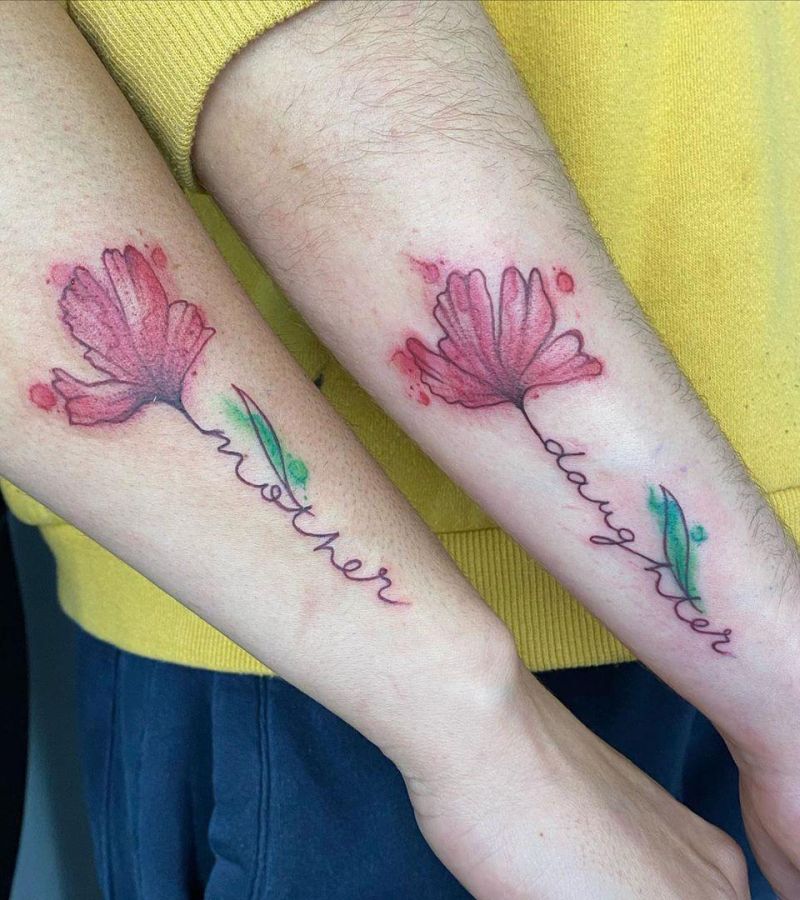 Pretty Mother Daughter Tattoos You Will Love