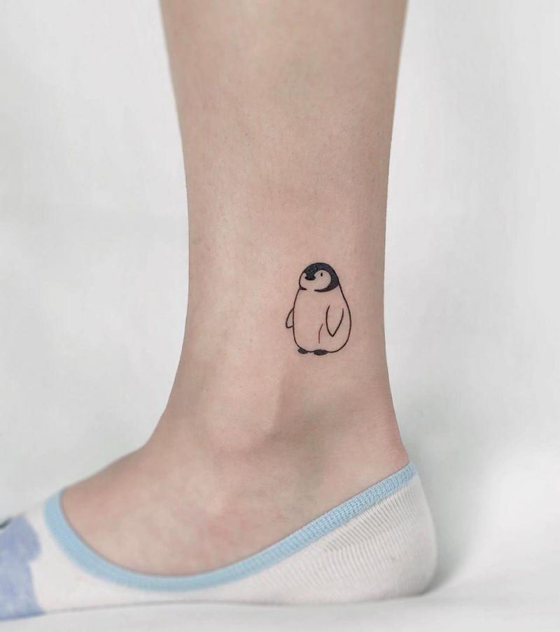 Cute Penguin Tattoo Designs for You to Enjoy