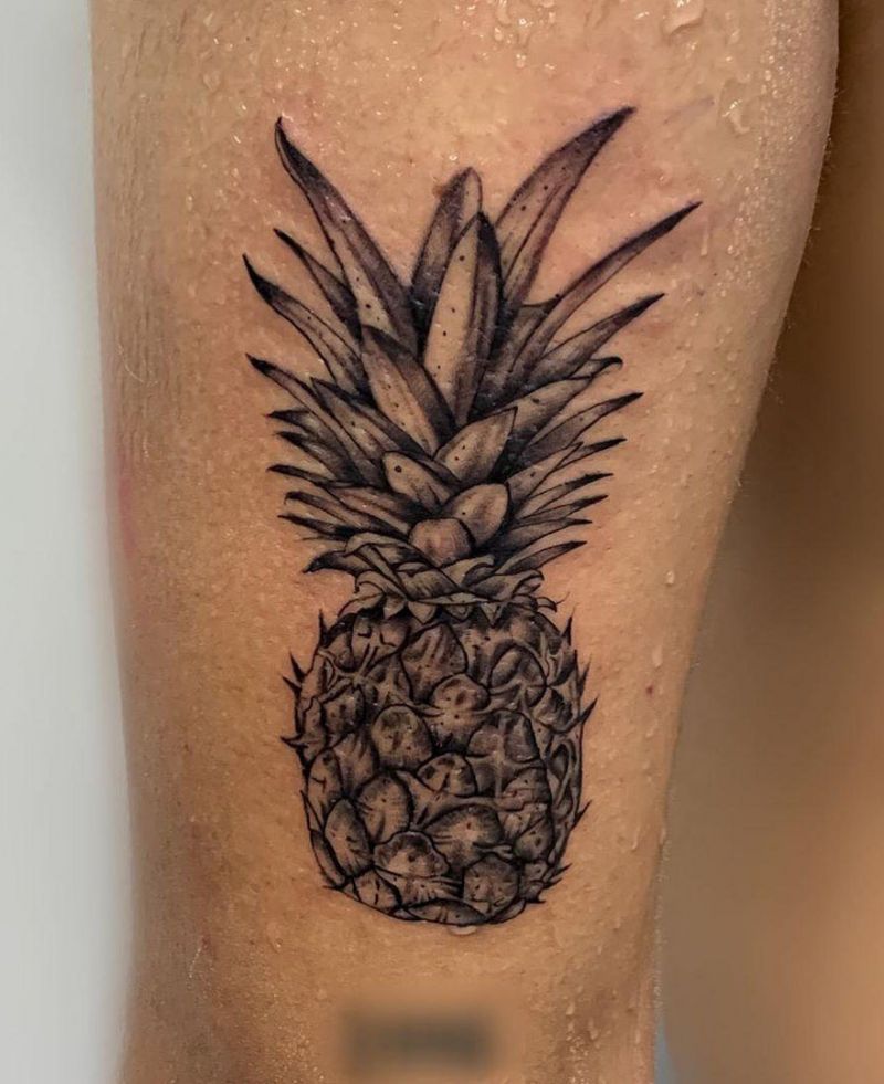 Pretty Pineapple Tattoos Give You Vitamins All The Time