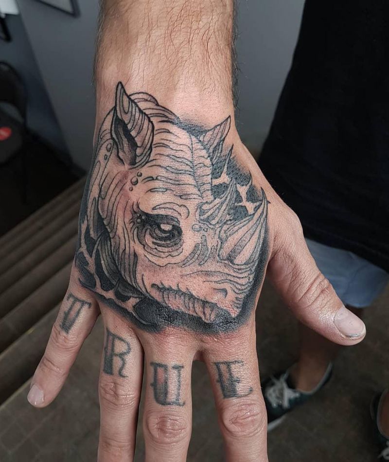 Pretty Rhino Tattoos You Will Love