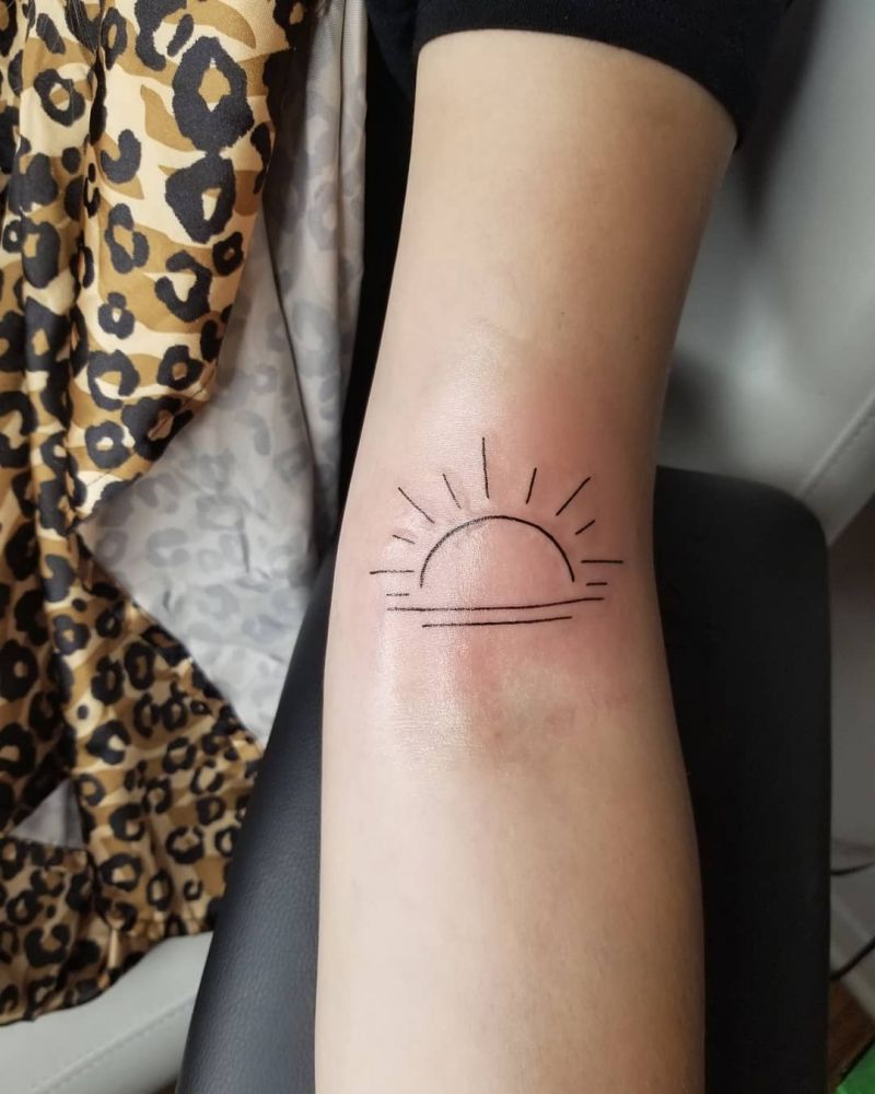 Pretty Sun Tattoos Let You Always Be Full of Sunshine