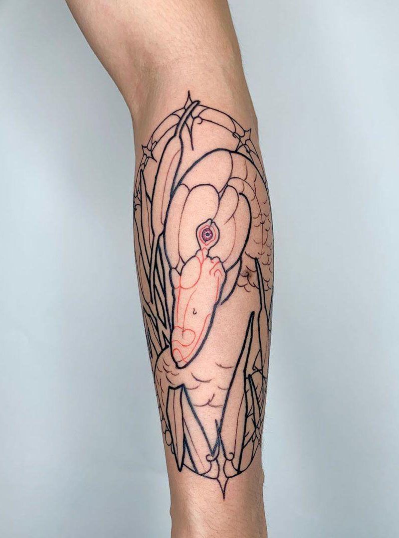 Pretty Swan Tattoos for You to Enjoy
