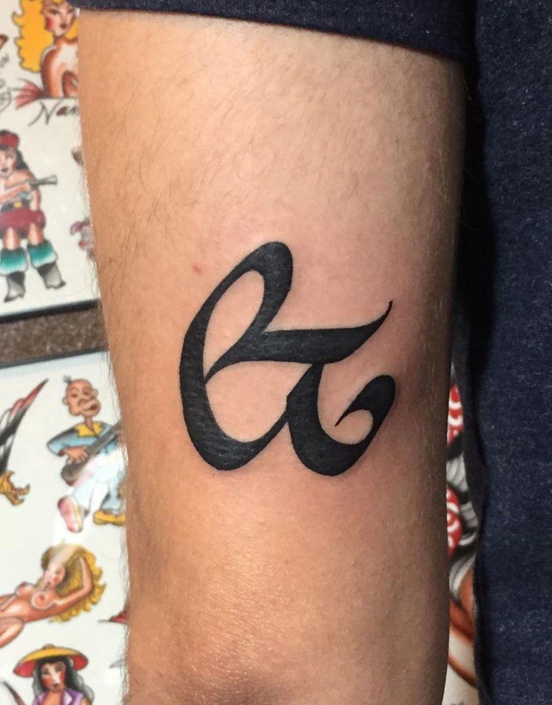 30 Pretty Ampersand Tattoos to Inspire You