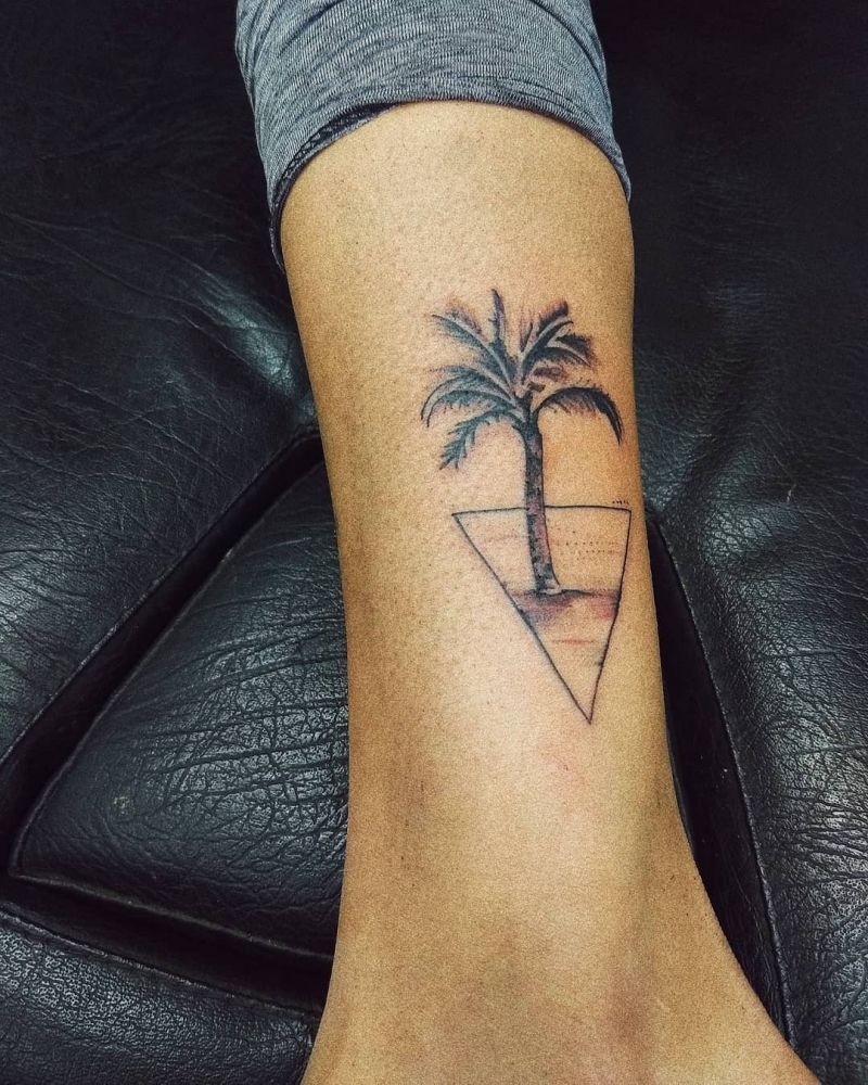 30 Pretty Beach Tattoos Hope to Inspire You