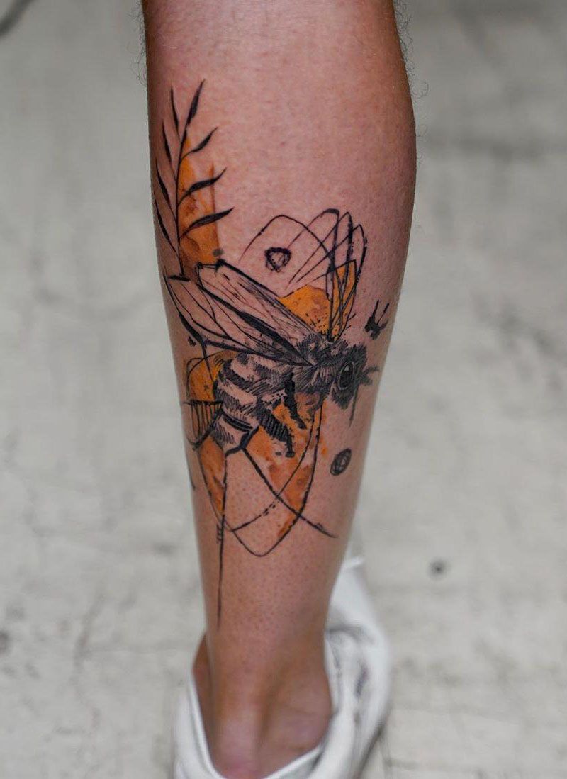 30 Pretty Bee Tattoos Make You Love Work