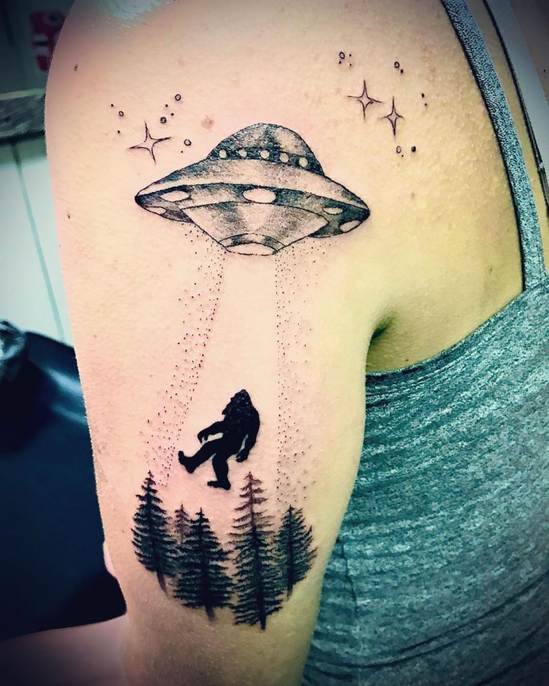 30 Creative Bigfoot Tattoos You Will Love