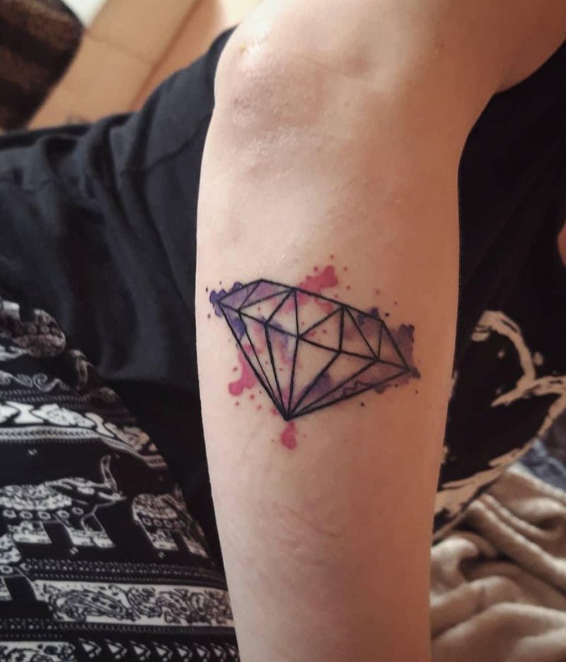 30 Eye Catching Diamond Tattoos Make You the Focus