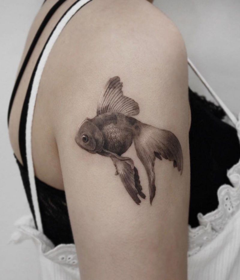 30 Pretty Goldfish Tattoos for Your Inspiration