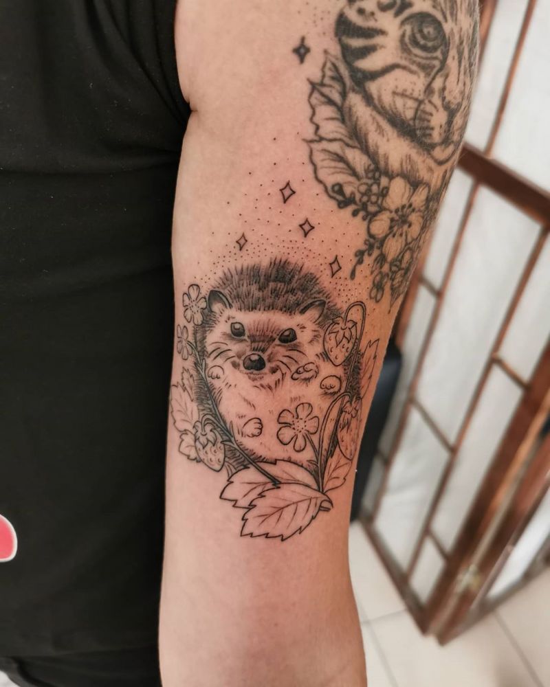 30 Cute Hedgehog Tattoos You Will Love