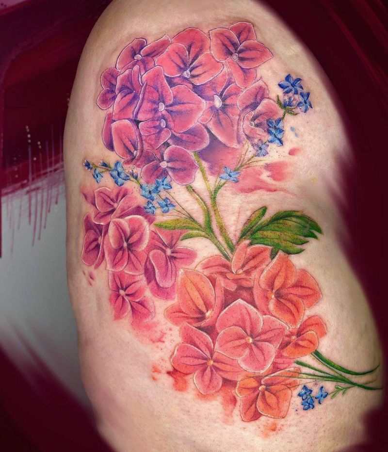 30 Elegant Hydrangea Tattoos for Women You Will Love