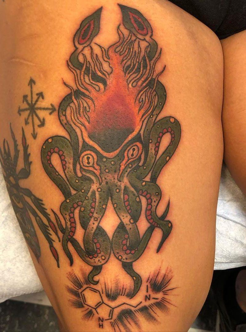 30 Creative Kraken Tattoos to Inspire You