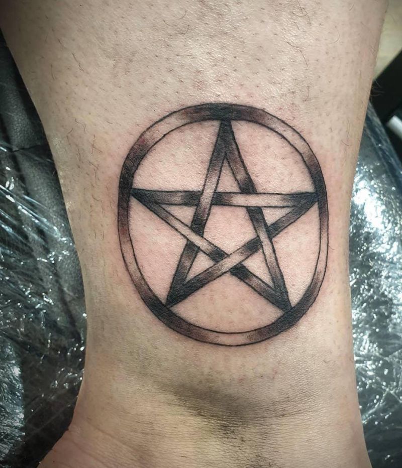 30 Creative Pentacle Tattoos to Inspire You