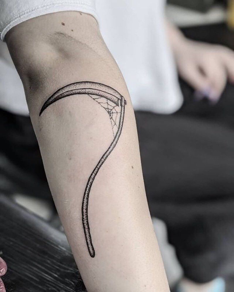 30 Creative Scythe Tattoos You Will Love