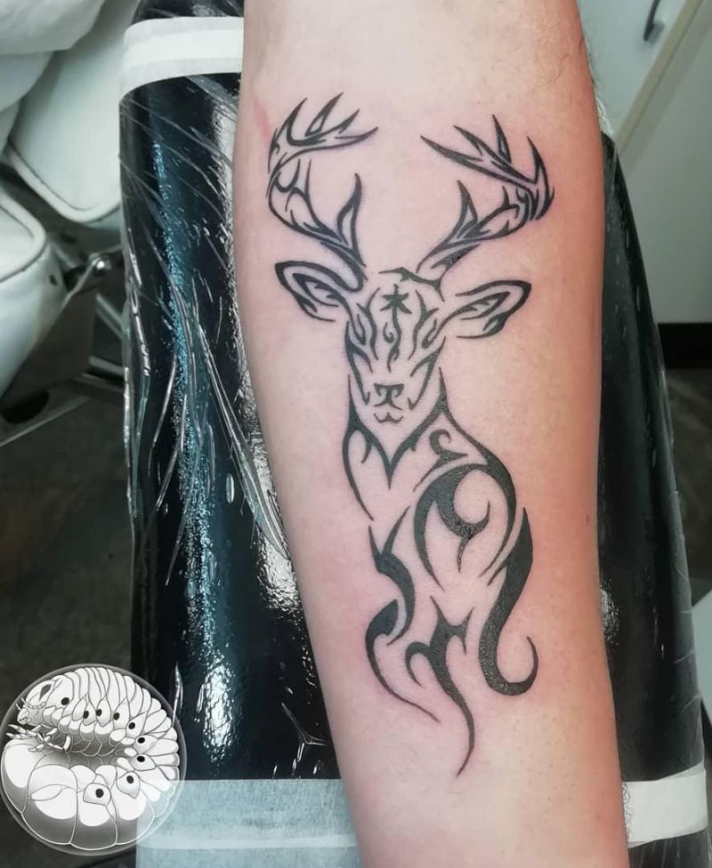 30 Pretty Stag Tattoos That Improve Your Taste