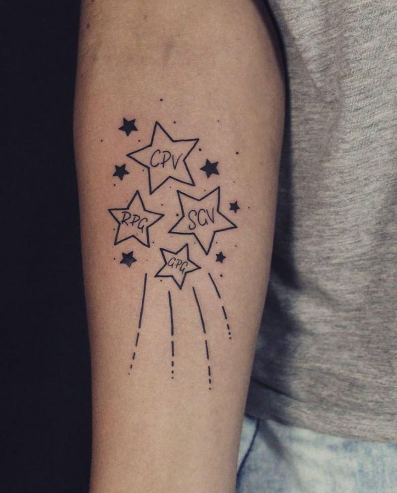 30 Beautiful Star Tattoos Illuminate Your Life