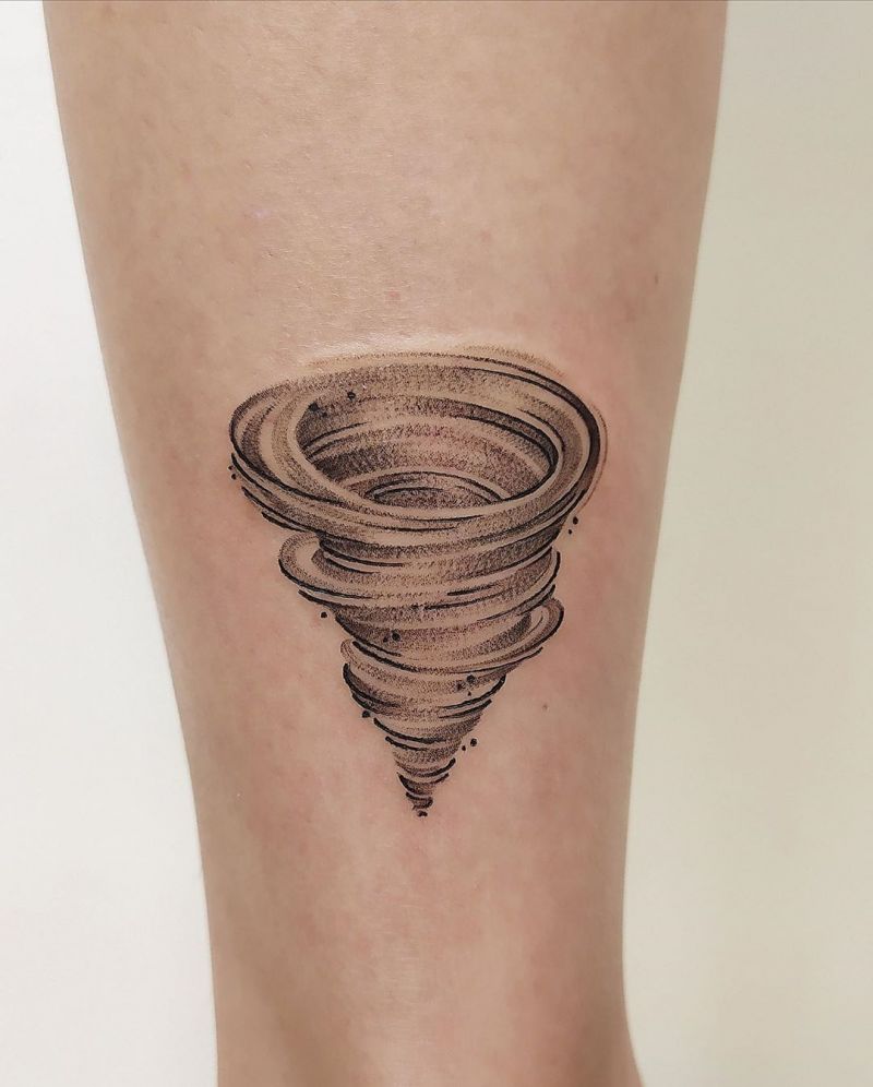 30 Pretty Tornado Tattoos to Inspire You