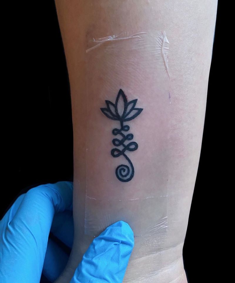 30 Creative Unalome Tattoos You Will Love