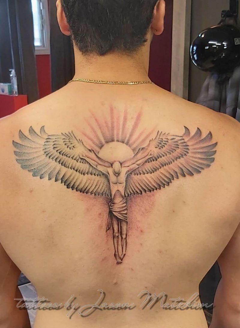 30 Beautiful Angel Tattoos to Inspire You