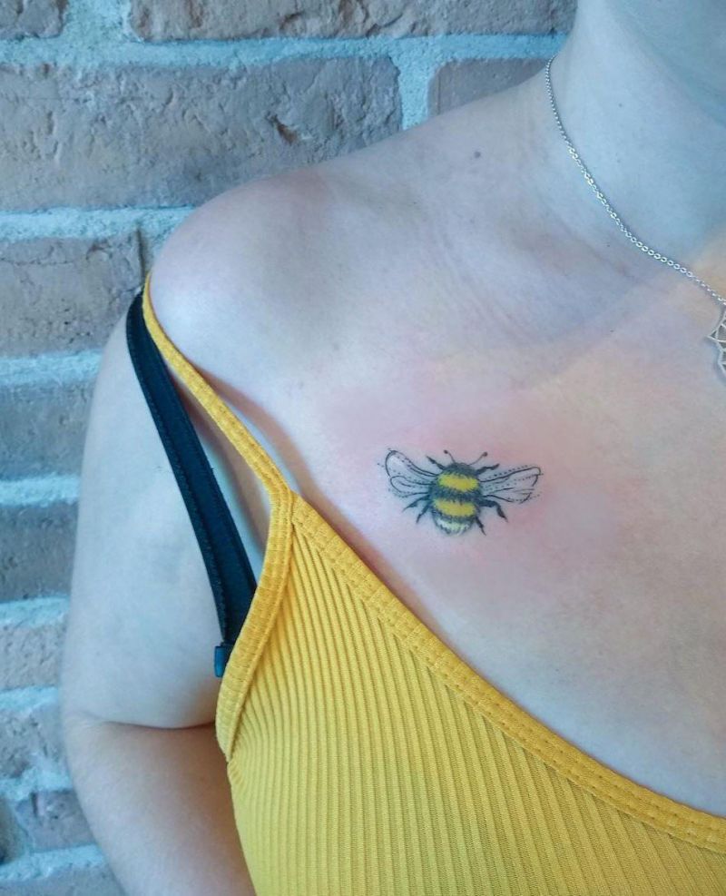 30 Pretty Bee Tattoos Make You Love Work