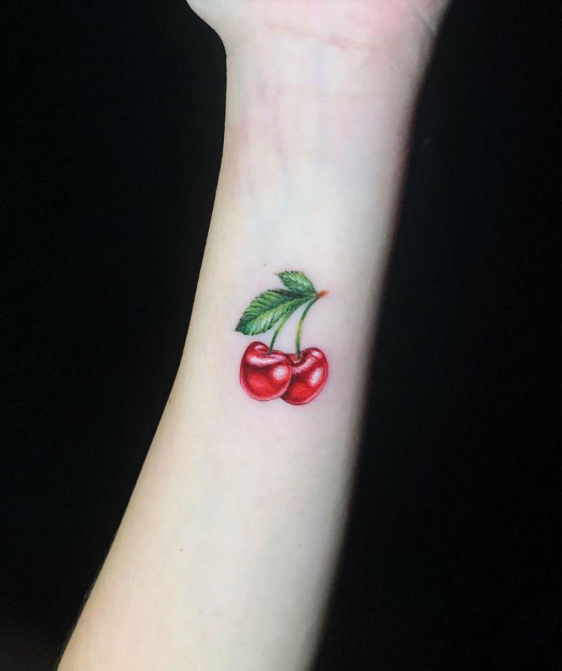 30 Pretty Cherry Tattoos for Women You Will Love