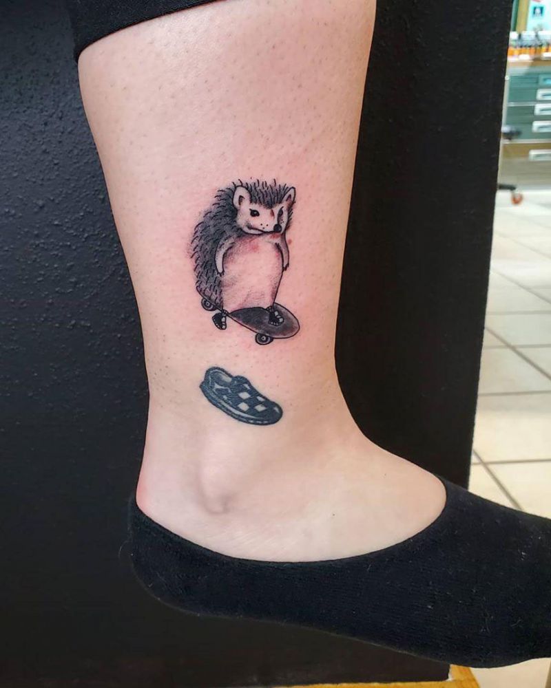 30 Cute Hedgehog Tattoos You Will Love