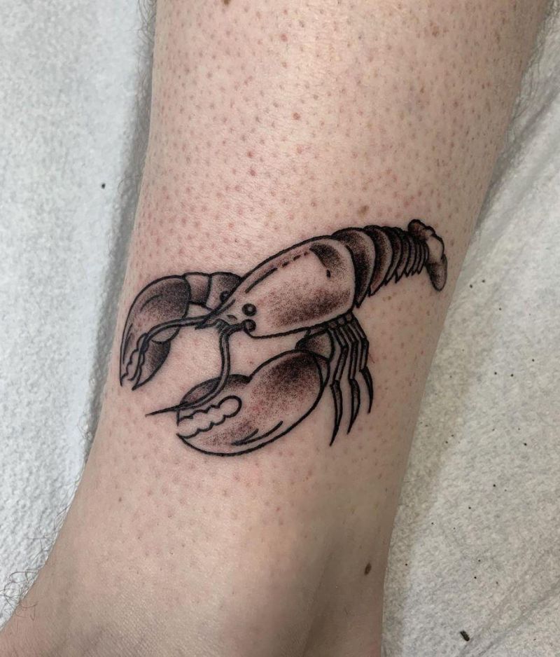 30 Pretty Lobster Tattoos Make You Successful