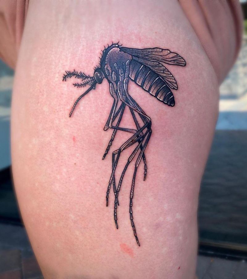 30 Unique Mosquito Tattoos You Will Love