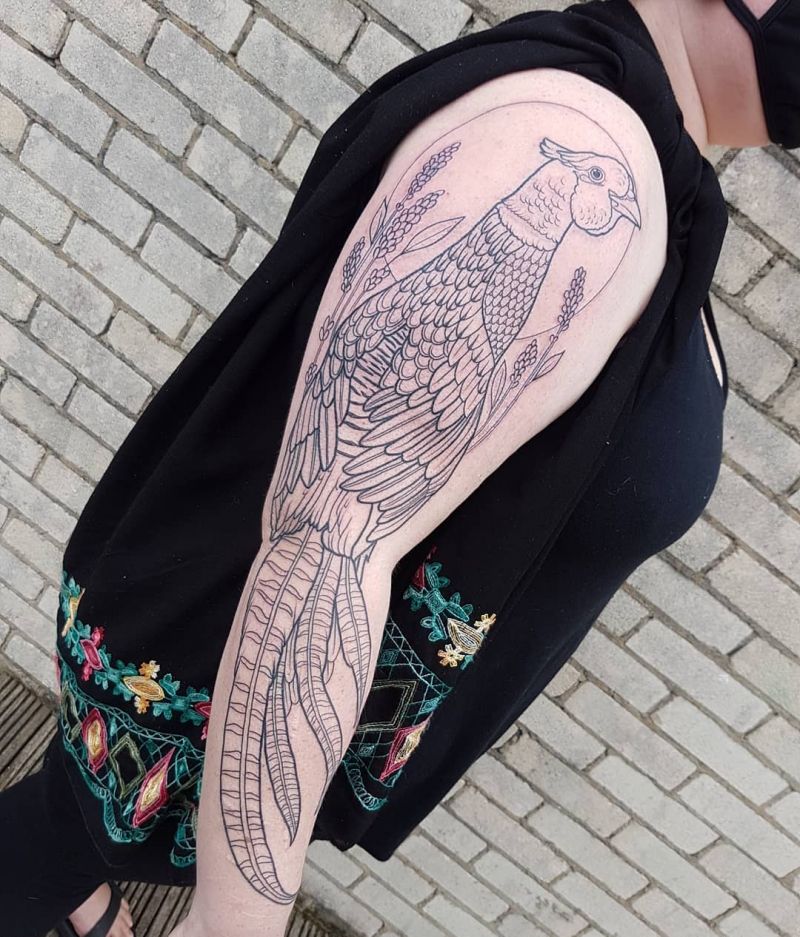 30 Pretty Pheasant Tattoos to Inspire You