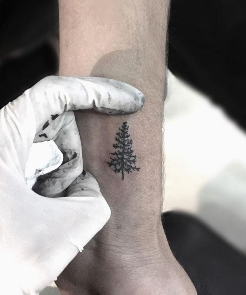 30 Pretty Pine Tattoos You Will Love