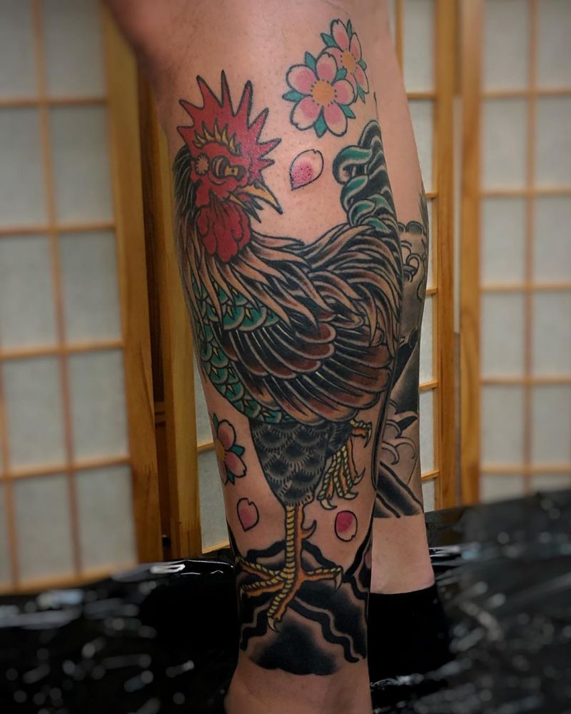 30 Creative Rooster Tattoos Give You Inspiration