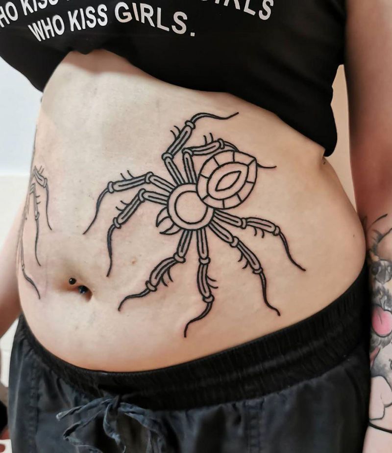 30 Pretty Stomach Tattoos You Will Love