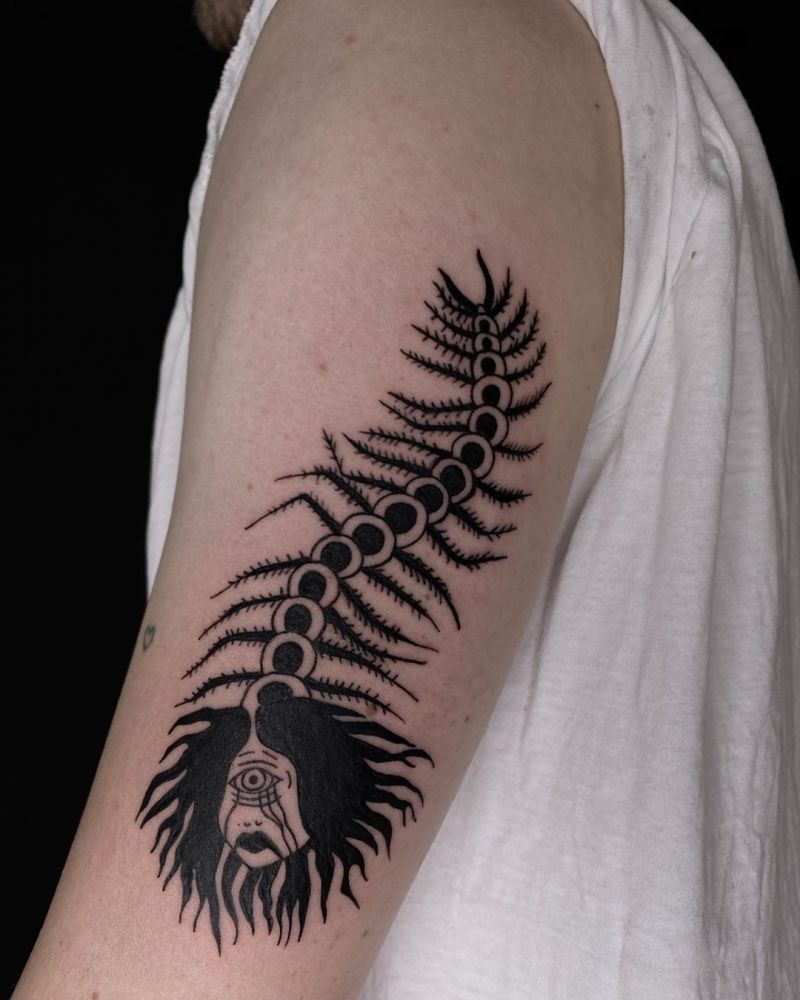 30 Amazing Centipede Tattoos You Will Love to Try